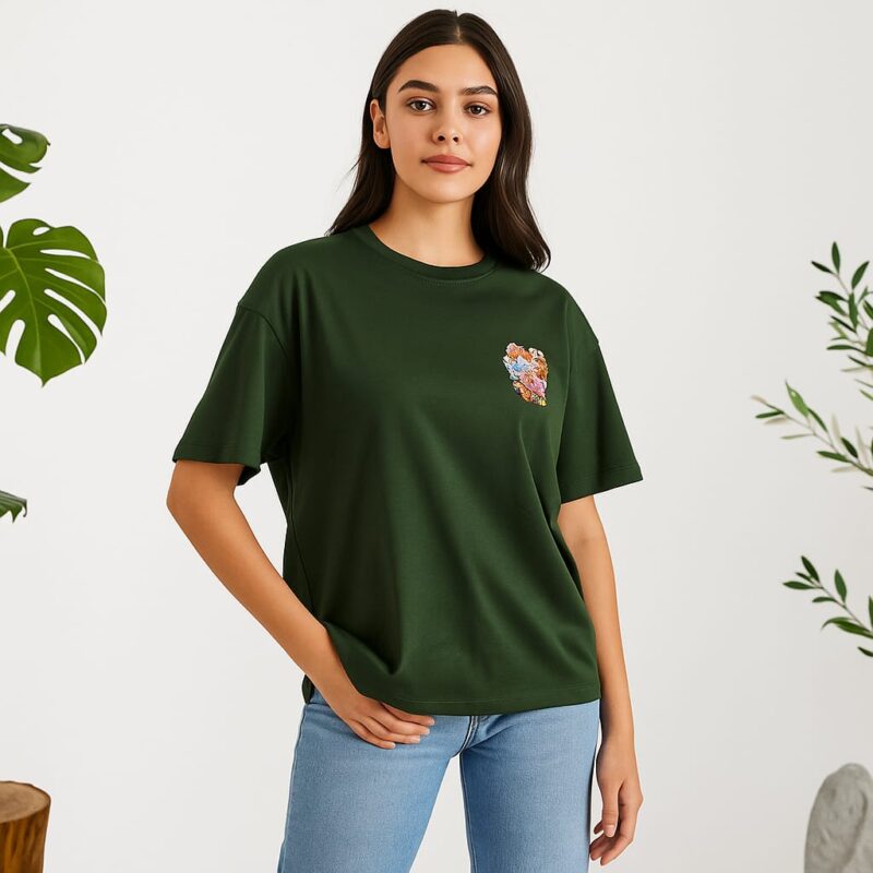 Women's Oversize Graphic Front and Back T-Shirt MyDiono