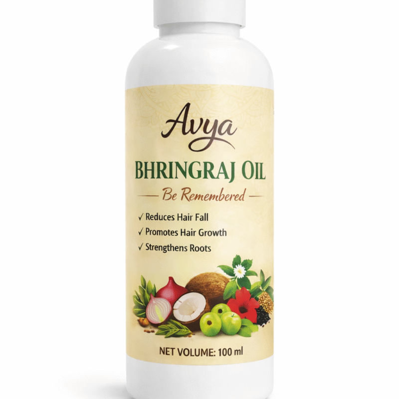 Avya Bhringhraj Hair Oil 100ml – Reduces Hair Fall, Promotes Hair Growth & Strengthens Roots