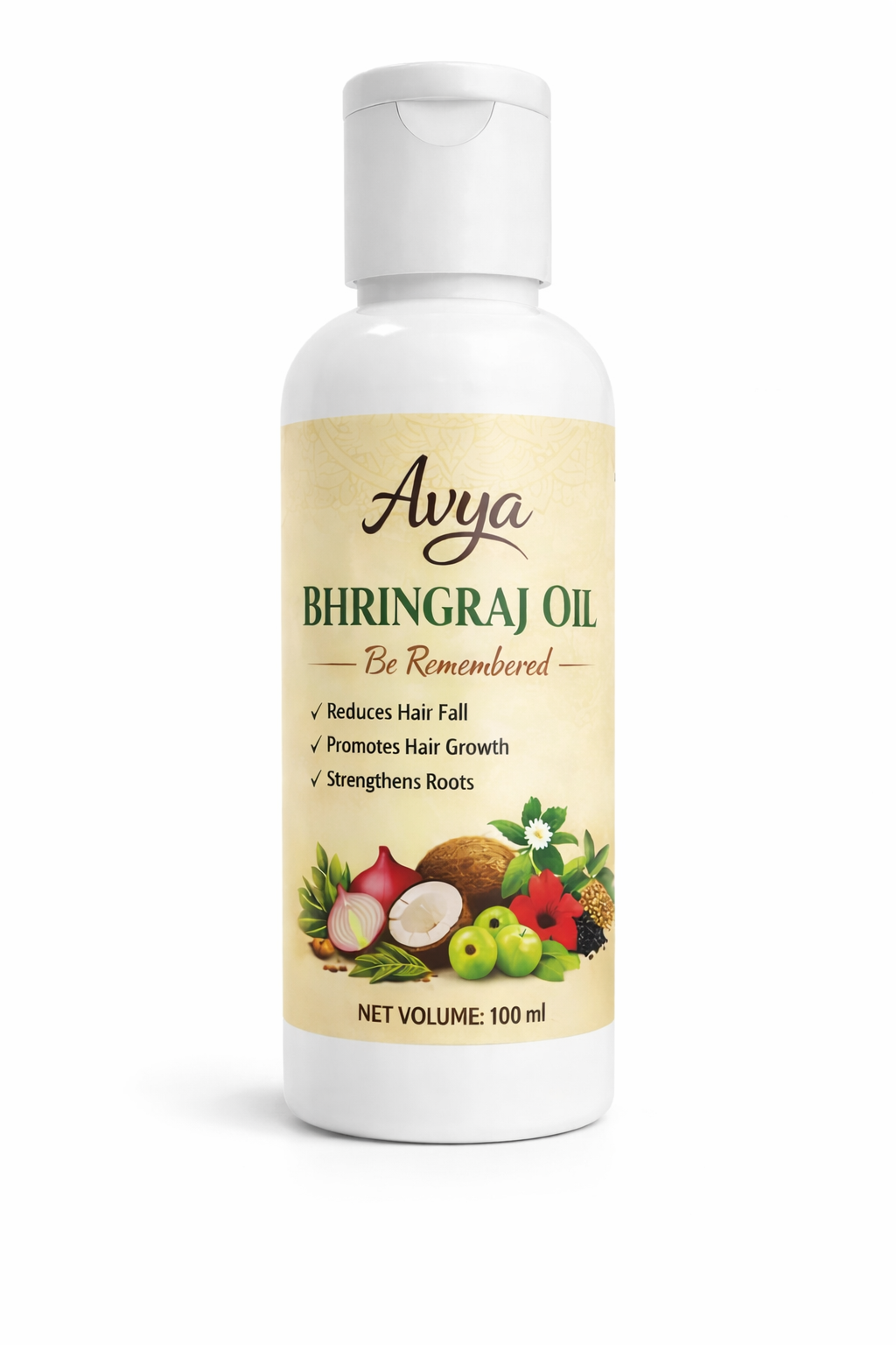 Avya Bhringhraj Hair Oil 100ml β Reduces Hair Fall, Promotes Hair Growth & Strengthens Roots